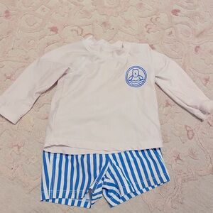 Gap Baby boys rashguard and swim trunks set